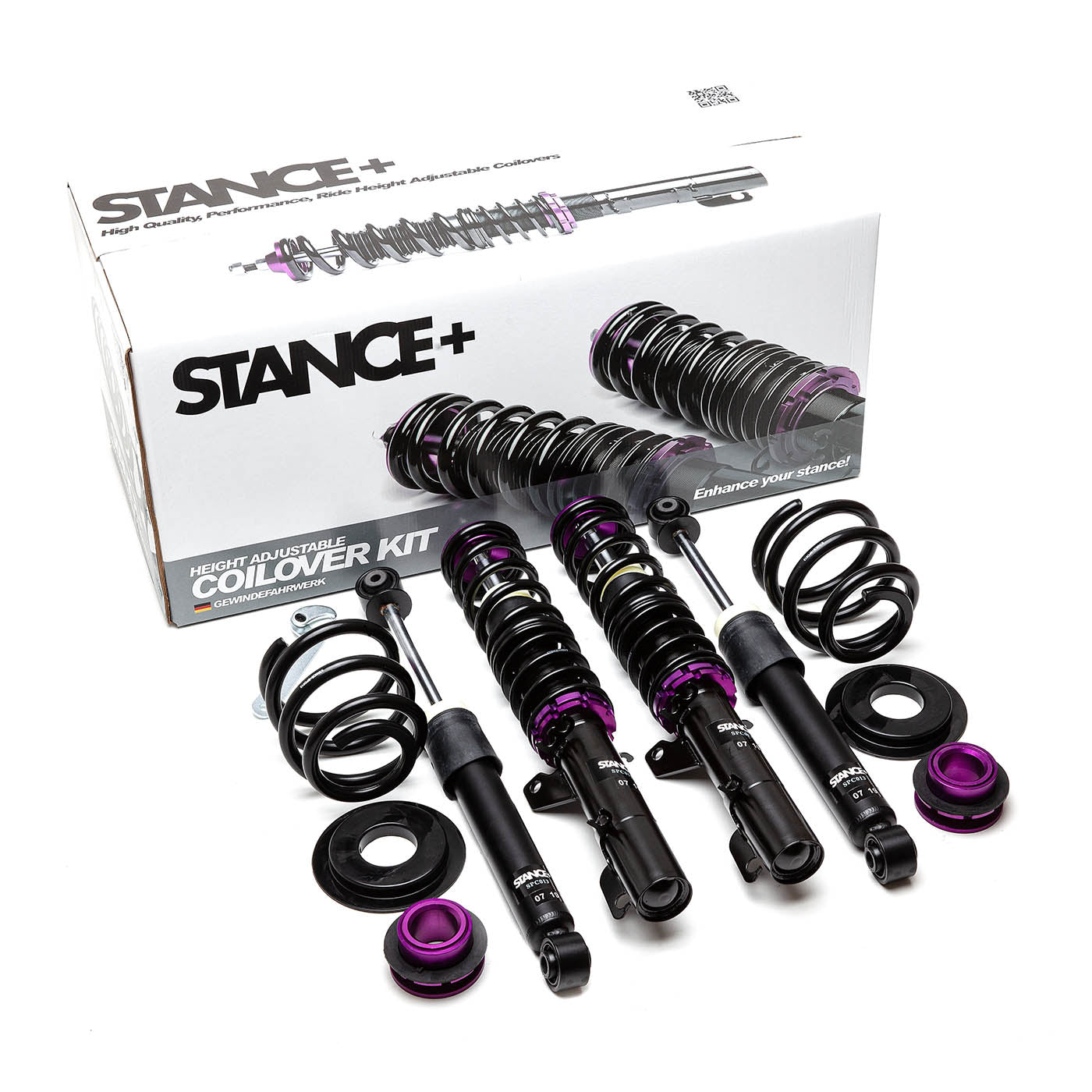 Stance+ Street Coilovers Audi TT 8N Coupe Quatro 1.8T, 3.2 V6 (1998-2006)