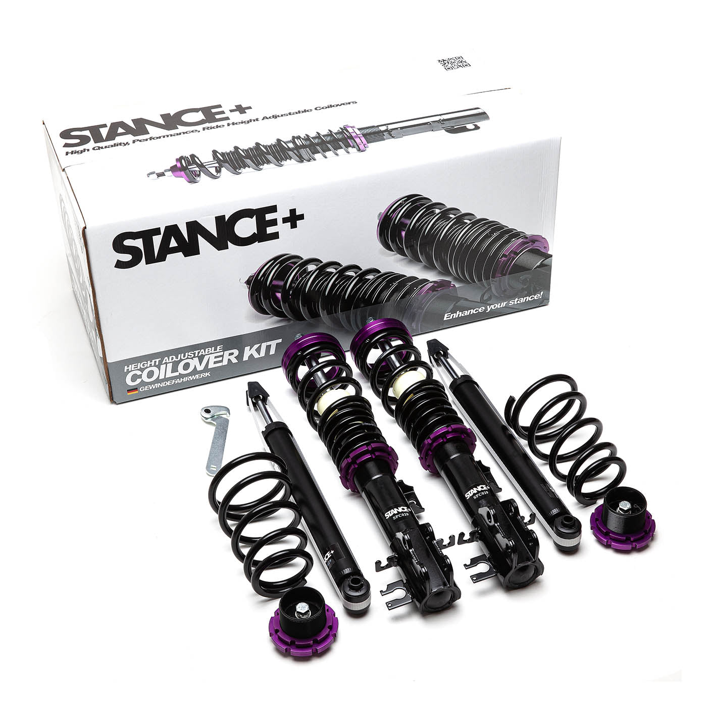 Stance+ Street Coilovers Alfa Romeo MiTo 1.0, 1.4, 1.4MPi, 1.4 Turbo, 1.3JTDM, 1.6JTDM 2008- (955)