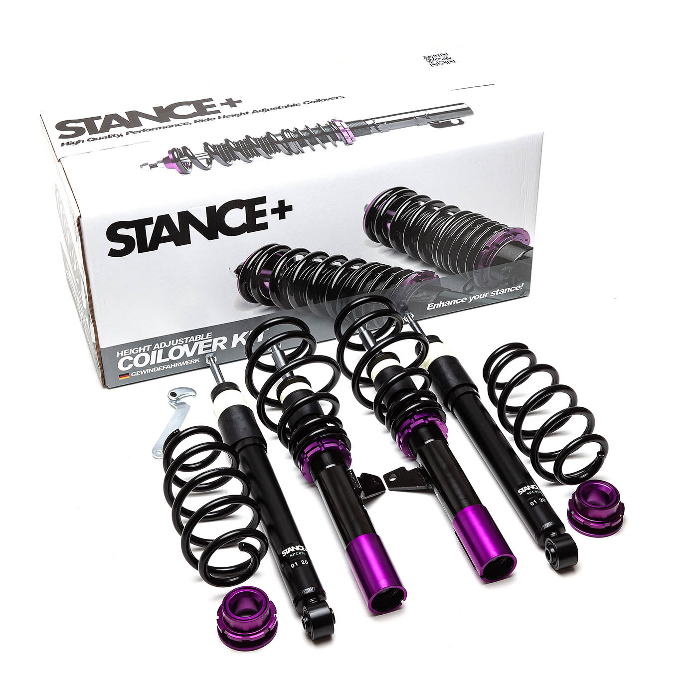 Stance+ Street Coilovers Audi A3 8P1 3.2 V6 Quattro 2003-2012