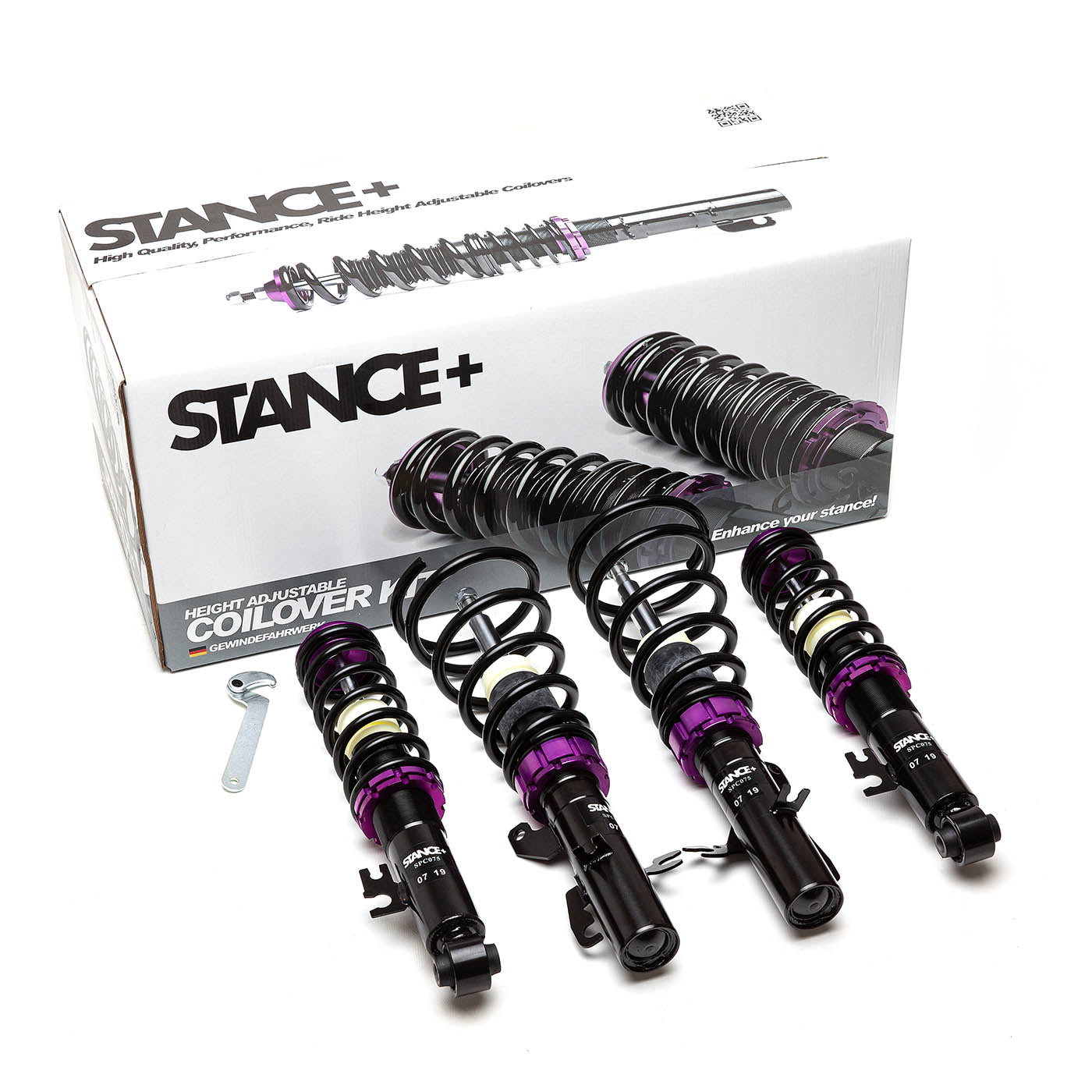 Stance+ Street Coilovers Mini R57 Cabriolet One 1.6, Cooper 1.6, Cooper S 1.6T, Cooper D 1.6D, 2.0D, Cooper SD 2.0TD (2009-)