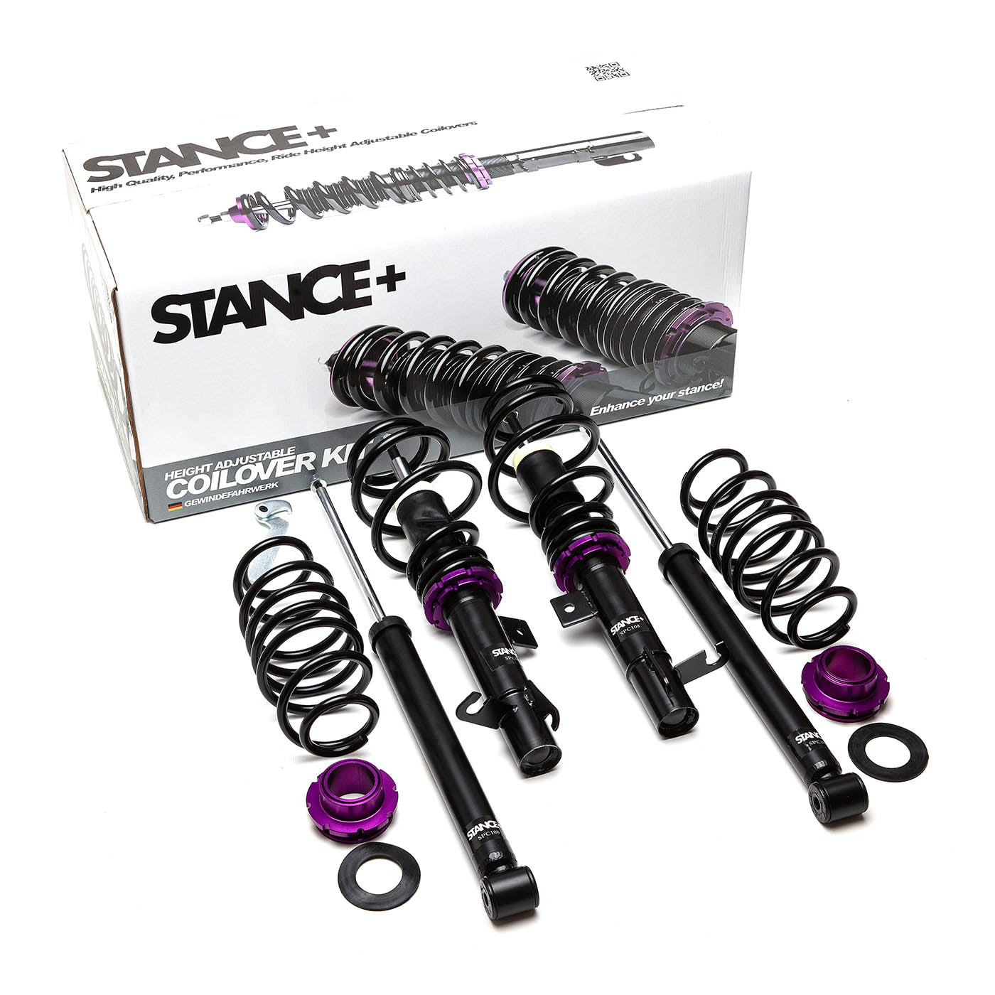 Stance+ Street Coilovers Mazda 2 DY 1.25, 1.4, 1.6, 1.4CD (2003-2007)