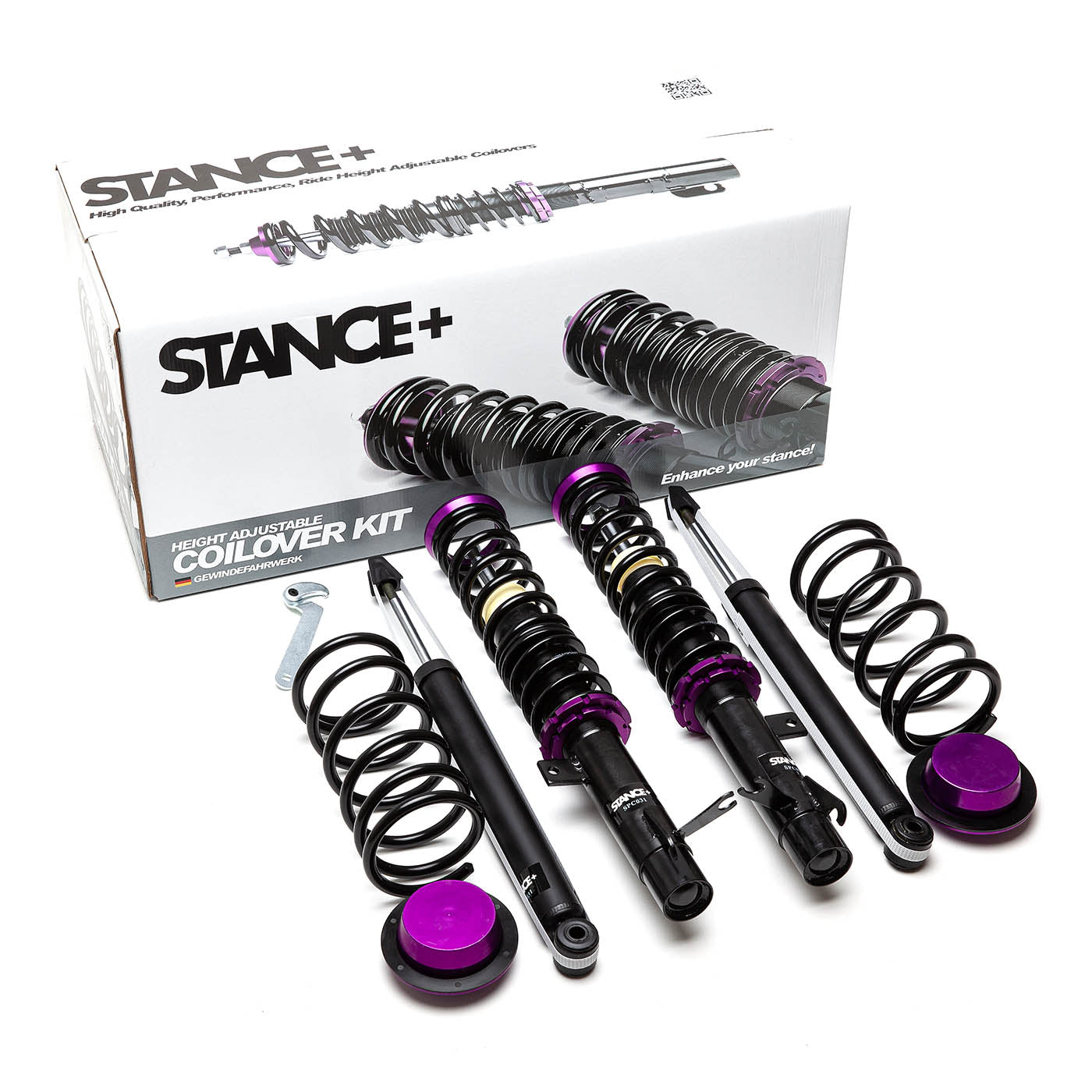 Stance+ Street Coilovers Ford Focus Mk1 1.4, 1.6, 1.8, 2.0, 2.0 ST, 1.8TDDi, 1.8TDCi Excluding RS (1998-2004)