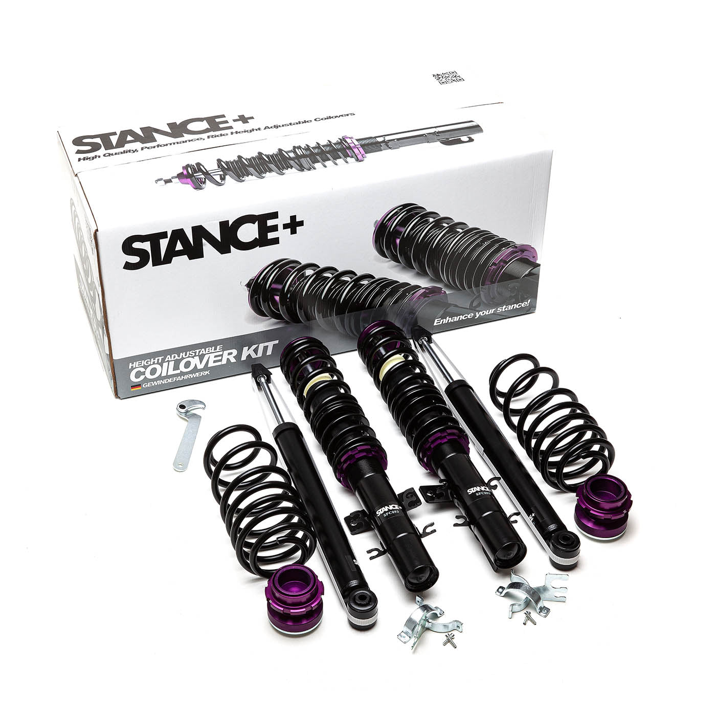Stance+ Street Coilovers Skoda Fabia Mk3/NJ Hatchback 1.0MPi, 1.2TSi, 1.4TDi (2015-)