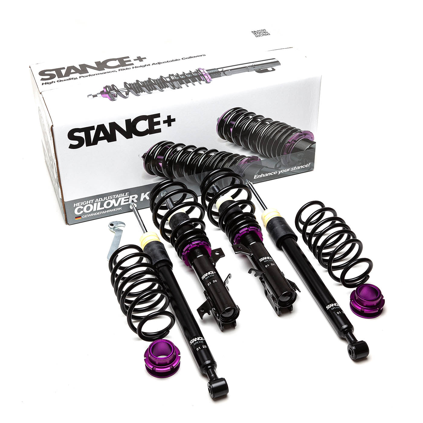 Stance+ Street Coilovers Mazda 2 DE 1.3, 1.5 (2007-2014)